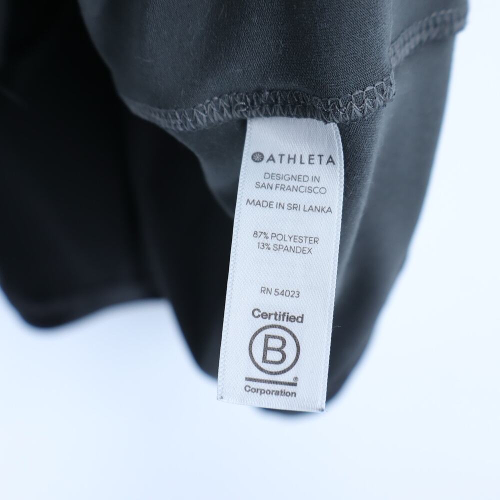 ATHLETA Limitless Camo Keyhole Tank Top Black Racerback Active Women's L - Picture 5 of 10